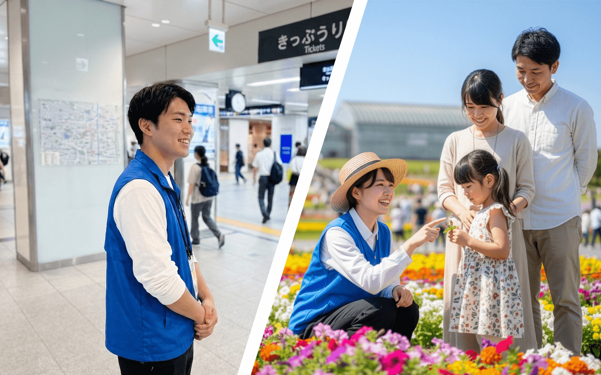 ボランティア活動の様子